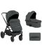 Комбинирана бебешка количка 2 в 1 KikkaBoo - Tiffany, Dark Grey - 1t