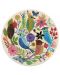 Кръгъл пъзел Galison от 1000 части - Цветя и птици - 2t