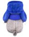 Плюшена играчка Budi Basa - Коте Басик с лилава ушанка и шалче, 22 cm - 4t
