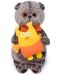 Плюшена играчка Budi Basa - Коте Басик със сова, 25 cm - 1t