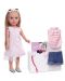 Кукла Raya Toys - Camilla, с дрехи и аксесоари, 44 cm - 2t