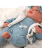 Кукла-бебе Arias - Бруно със син костюм и аксесоари, 45 cm - 4t
