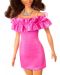 Кукла Barbie Fashionistas 217 - С розова рокля - 4t