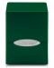 Кутия за карти Ultra Pro Satin Cube -  Hi-Gloss Emerald Green - 2t