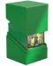 Кутия за карти Ultimate Guard Boulder Deck Case Solid - Зелена (100+ бр.) - 3t