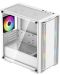 Кутия DeepCool - CC360 ARGB, mini tower, бяла/прозрачна - 3t