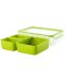 Кутия за храна Tefal - Clip & Go, K3100412, 1.2 l, зелена - 2t