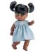 Кукла Asi Dolls - Томи, със светлосиня рокля на цветя, 20 cm - 1t