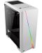 Кутия AeroCool - Cylon RGB, mid tower, бяла/прозрачна - 1t