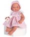 Кукла бебе Asi Dolls - Мария, с розова рокля, 43 cm - 1t
