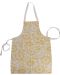 Кухненска престилка на цветя H&S - 60 х 84 cm, памук, жълта - 1t