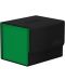 Кутия за карти Ultimate Guard Sidewinder XenoSkin SYNERGY Black/Green (100+ бр.) - 1t