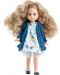 Кукла Paola Reina Mini Amigas - Инес, с рокля и плетена жилетка, 21 cm - 1t