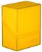 Кутия за карти Ultimate Guard Boulder Deck Case - Standard Size, жълта (60 бр.) - 1t