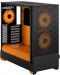 Кутия Fractal Design - Pop Air RGB, mid tower, оранжева/черна/прозрачна - 7t