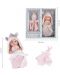 Кукла-бебе Raya Toys Baby So Lovely - Новородено с играчка, 25 cm, розова - 3t