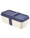 Кутия за храна Milan - 750 ml, със син капак - 1t