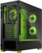Кутия Fractal Design - Pop Air RGB, mid tower, зелена/черна/прозрачна - 9t