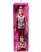 Кукла Barbie Fashionistas - 176, Кен, с кариран панталон и потник - 3t