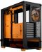 Кутия Fractal Design - Pop Air RGB, mid tower, оранжева/черна/прозрачна - 8t