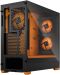 Кутия Fractal Design - Pop Air RGB, mid tower, оранжева/черна/прозрачна - 4t