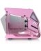 Кутия Thermaltake - AH T200 Pink, micro tower, розова/прозрачна - 4t
