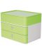 Кутия с 2 чекмеджета Han - Allison smart plus, светлозелена - 1t