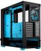 Кутия Fractal Design - Pop Air Cyan Core, mid tower, синя/черна - 8t