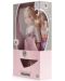 Кукла Moni Toys - С лилава рокля и дълга руса коса, 36 cm - 3t
