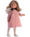 Кукла Asi Dolls - Силия, с вълнено розово палто с качулка, 30 cm - 1t