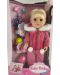 Кукла Yala Baby, My Little Baby - със зимен гащеризон, розов, 35 cm - 1t