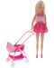 Кукла Simba Toys Steffi Love - Стефи, с количка и бебе, асортимент - 1t