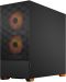 Кутия Fractal Design - Pop Air RGB, mid tower, оранжева/черна/прозрачна - 5t