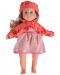 Кукла Moni Toys - С розова рокля, жилетка и шапка, 46 cm - 1t