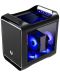 Кутия BitFenix -  Prodigy M2022 ARGB, cube tower, черна/прозрачна - 3t
