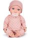 Кукла-бебе Battat Lulla Baby - С пижама на сърца и розова шапка - 2t