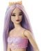 Кукла Barbie - Барби русалка с лилава коса - 3t