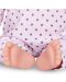 Кукла-бебе Battat Lulla Baby - С лилава пижама на точки и шапка - 4t