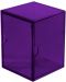 Кутия за карти Ultra Pro - Eclipse 2-Piece Deck Box, Royal Purple (100+ бр.) - 1t