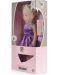 Кукла Moni Toys - С лилава рокля, 36 cm - 3t