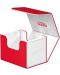 Кутия за карти Ultimate Guard Sidewinder XenoSkin SYNERGY Red/White (100+ бр.) - 2t