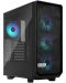 Кутия Fractal Design - Meshify 2 Compact Lite RGB, mid tower, черна/прозрачна - 1t