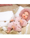Кукла-бебе Arias - Мануела с бяла чанта и възглавничка, 40 cm - 2t