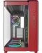 Кутия MONTECH - KING 95 Pro, mid tower, червена/прозрачна - 3t