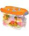 Кутия за вакуумиране Status - Health, 800 ml, BPA Free, оранжева - 1t
