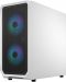 Кутия Fractal Design - Focus 2 RGB, mid tower, бяла/прозрачна - 4t