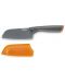 Кухненски нож Tefal - Fresh Kitchen Santoku, K2320614, 12 cm, сив/оранжев - 3t