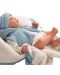 Кукла-бебе Arias - Мартин с пухено одеяло в синьо, 40 cm - 7t