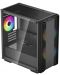 Кутия DeepCool - CC360 ARGB, mini tower, черна/прозрачна - 3t