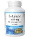 L-Lysine, 1000 mg, 60 таблетки, Natural Factors - 1t